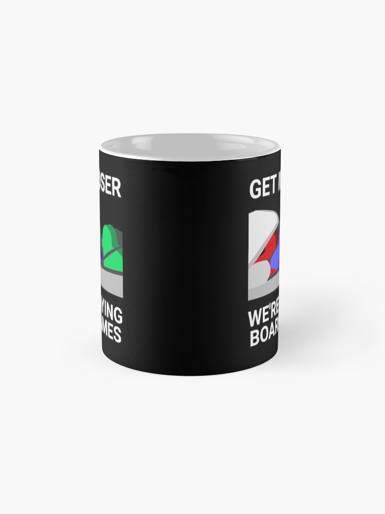 Thumbnail 4 of 6, Coffee Mug, Get In Loser, We're Playing Board Games designed and sold by IonianDesign.