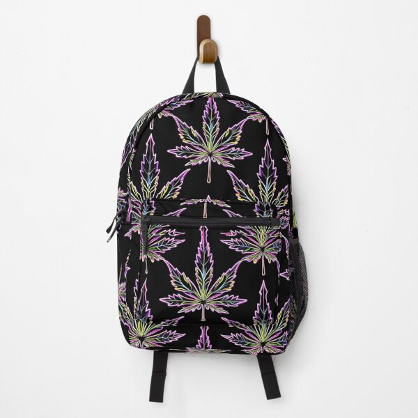 Item preview, Neon Marijuana leaf pattern designed and sold by EccentricsByE.