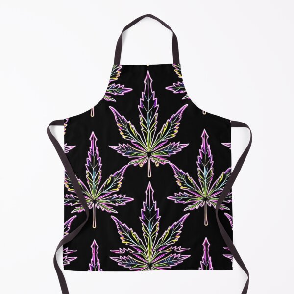 Item preview, Neon Marijuana leaf pattern designed and sold by EccentricsByE.