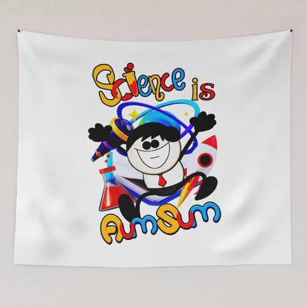 Item preview, Science is AumSum – Fun Learning Design for Kids and Students designed and sold by VZCreativeLab.