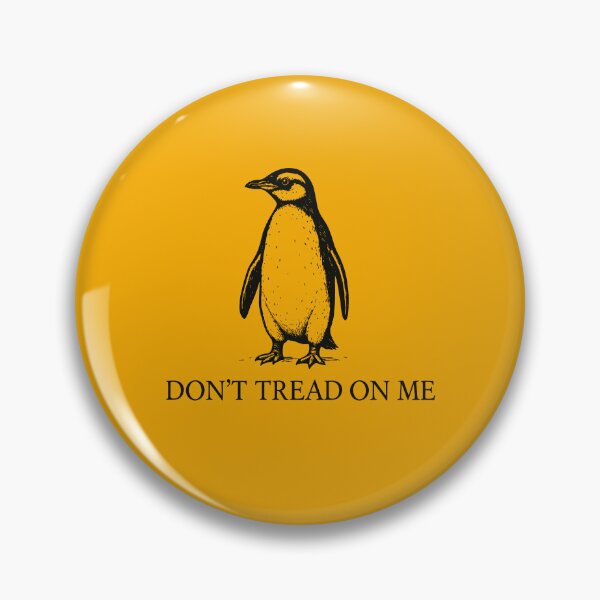 Item preview, Don't Tread on Me Penguins Against Trump designed and sold by varioarts.