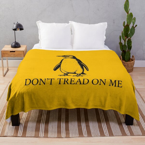 Item preview, Don't Tread on Me Penguins Against Trump designed and sold by varioarts.
