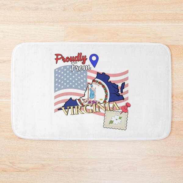 Item preview, Proudly from Virginia - USA state design designed and sold by PHRASEandSTYLE.