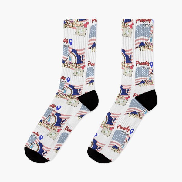 Item preview, Proudly from Virginia - USA state design designed and sold by PHRASEandSTYLE.