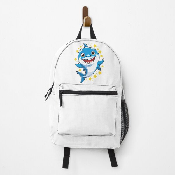 Item preview, Cute Blahaj Type Shark – Funny Blue Shark Cartoon | Blahaj Type Fan Art Sticker designed and sold by LifeShaperTone.