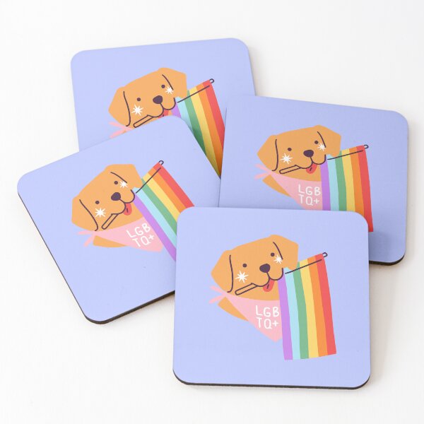 Item preview, LGBTQ Pride Dog designed and sold by ZoeAndJuniper.
