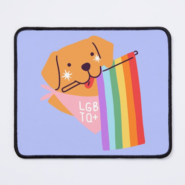Item preview, LGBTQ Pride Dog designed and sold by ZoeAndJuniper.