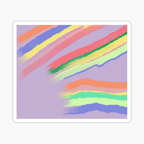 Item preview, Bright stripes on lavender background  designed and sold by MKTplaceDesign.