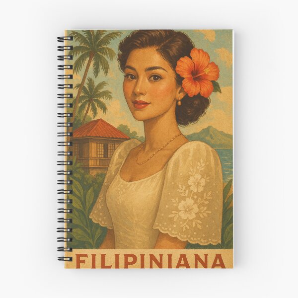Item preview, Filipiniana Beauty with Hibiscus in Traditional Setting designed and sold by Places On Earth.