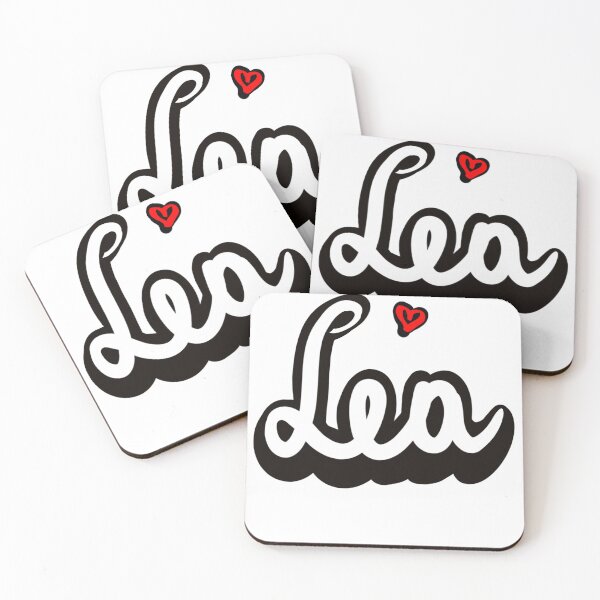 Item preview, Lea popular girls first name in white. Top 100 Personalized personalised customised name Lea  designed and sold by Artonmytee.