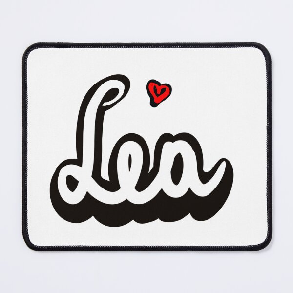 Item preview, Lea popular girls first name in white. Top 100 Personalized personalised customised name Lea  designed and sold by Artonmytee.