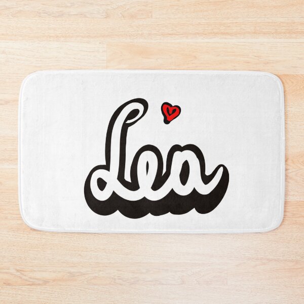 Item preview, Lea popular girls first name in white. Top 100 Personalized personalised customised name Lea  designed and sold by Artonmytee.