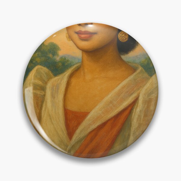 Item preview, Elegant Filipiniana Portrait with Tropical Backdrop designed and sold by Places On Earth.