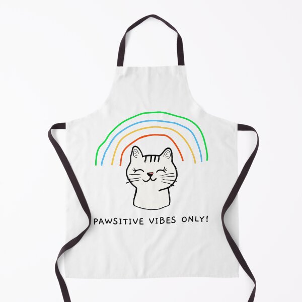 Item preview, Pawsitive vibes only. Goofy, weird and fun artwork by wonkydoodlein. Funny cat t-shirt.  designed and sold by wonkydoodleink.