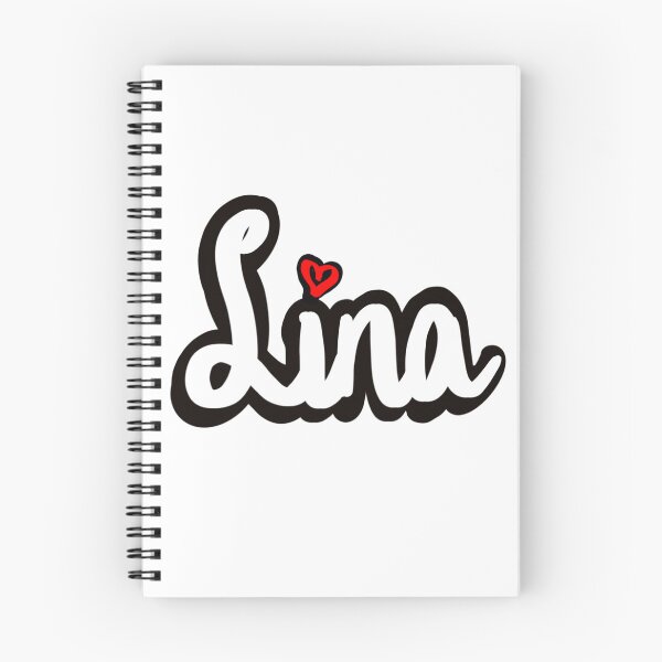 Item preview, Lina popular girls first name in white. Top 100 Personalized personalised customised name Lina  designed and sold by Artonmytee.