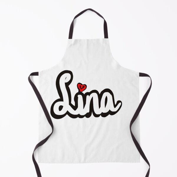 Item preview, Lina popular girls first name in white. Top 100 Personalized personalised customised name Lina  designed and sold by Artonmytee.