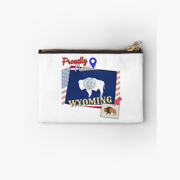 Item preview, Proudly from Wyoming - USA state design designed and sold by PHRASEandSTYLE.