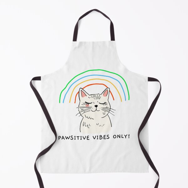 Item preview, Pawsitive vibes only. Goofy, weird and fun artwork by wonkydoodlein. Funny cat t-shirt. Version 2 designed and sold by wonkydoodleink.