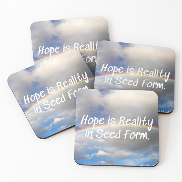 Item preview, Hope Inspirational Quote Rainbow Positive Affirmation designed and sold by Sarah  Rajkotwala.