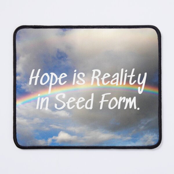 Item preview, Hope Inspirational Quote Rainbow Positive Affirmation designed and sold by Sarah  Rajkotwala.