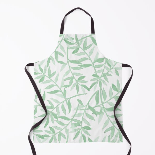 Item preview, Pastel Mint Green Watercolor Leaves designed and sold by TheSwimmingOwl.