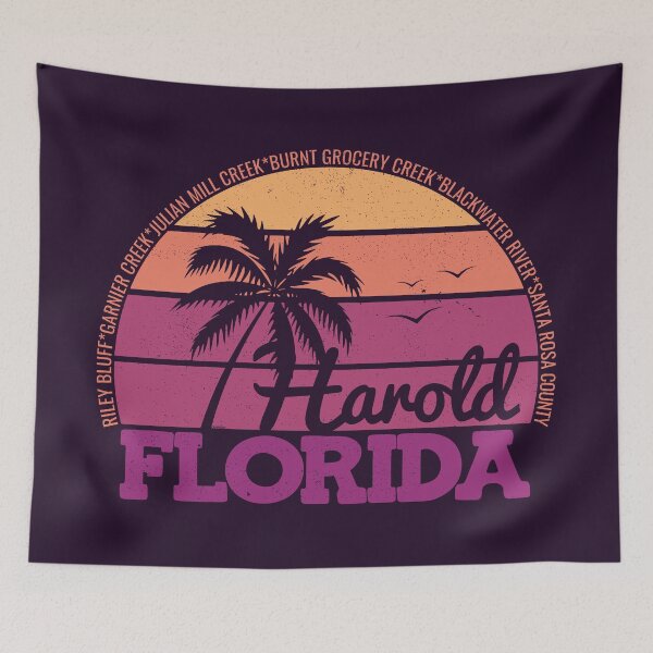 Item preview, Harold Florida Retro Sunset Local Pride Logo designed and sold by CRHPOD20.