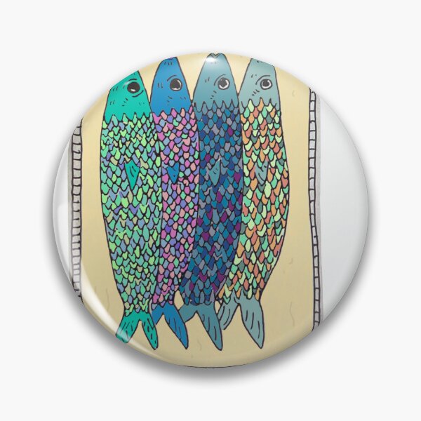 Item preview, Colorful Sardines  designed and sold by BirdeeandBeeDesigns.