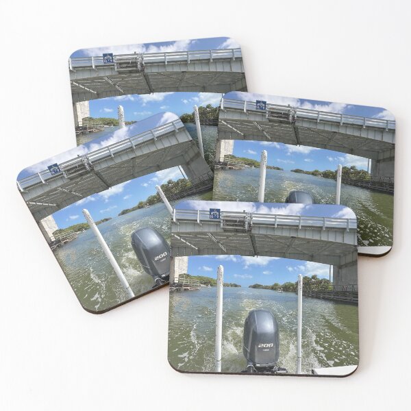 Item preview, Boating Under The Bridge at Haulover Canal designed and sold by Easley-Does-It.