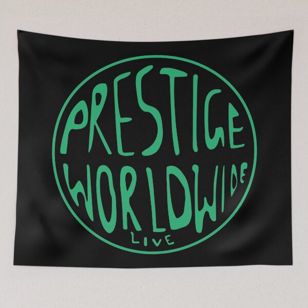 Item preview, Prestige Worldwide Logo – Funny Step Brothers Design for Will Ferrell Comedy Fans designed and sold by Design Atlas.