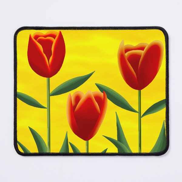 Item preview, Vibrant Red Tulips designed and sold by Andrew Hitchen.