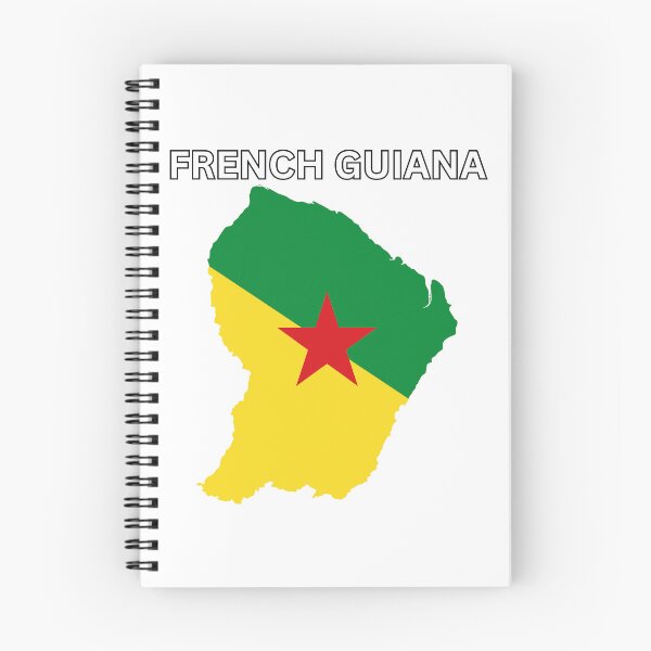 Item preview, French Guiana Flag Map Design designed and sold by atomstartup.