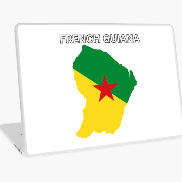 Item preview, French Guiana Flag Map Design designed and sold by atomstartup.