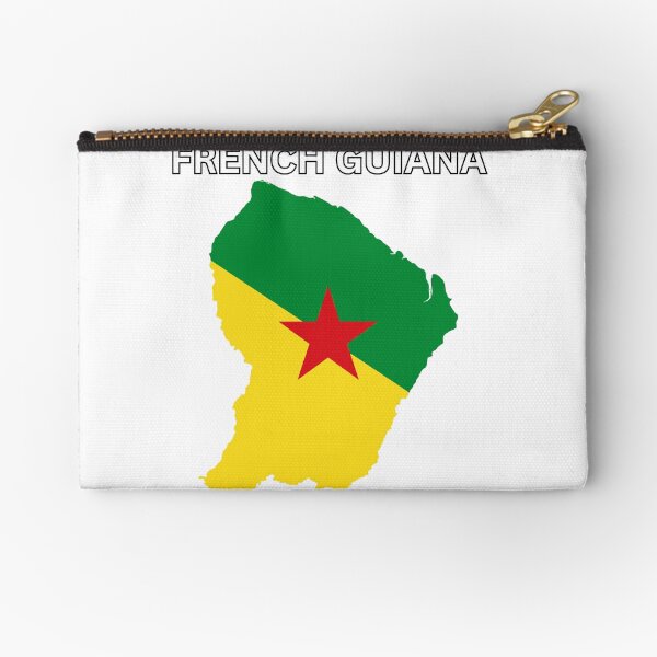 Item preview, French Guiana Flag Map Design designed and sold by atomstartup.