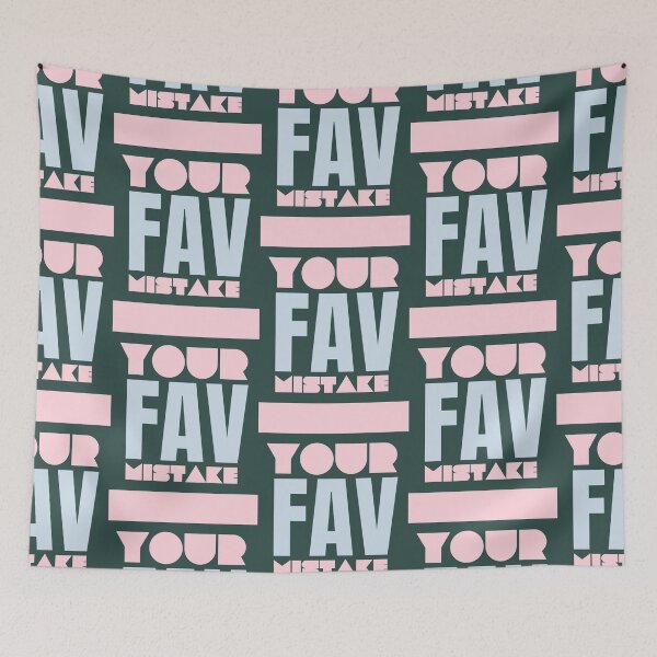 Item preview, Your FAV Mistake -  Favorite Mistake Pink Blue designed and sold by FlipStitch Tees.