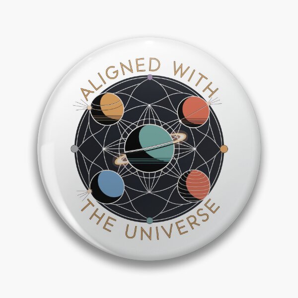 Item preview, Aligned with the Universe – Cosmic Geometric Planetary designed and sold by Zanigold.