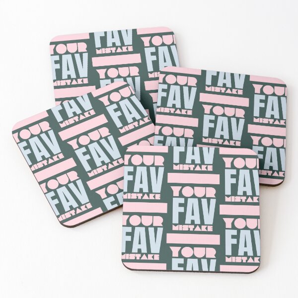 Item preview, Your FAV Mistake -  Favorite Mistake Pink Blue designed and sold by FlipStitch Tees.
