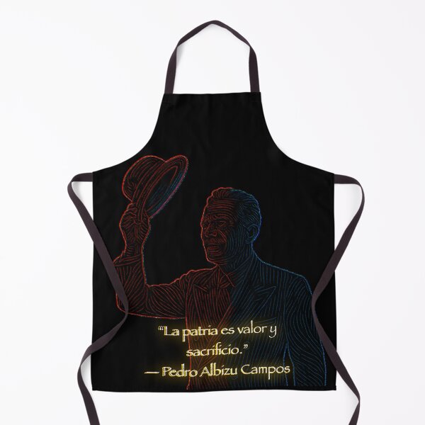 Item preview, Valor y Sacrificio – Pedro Albizu Campos Tribute Shirt designed and sold by Mōnk Mode Society.
