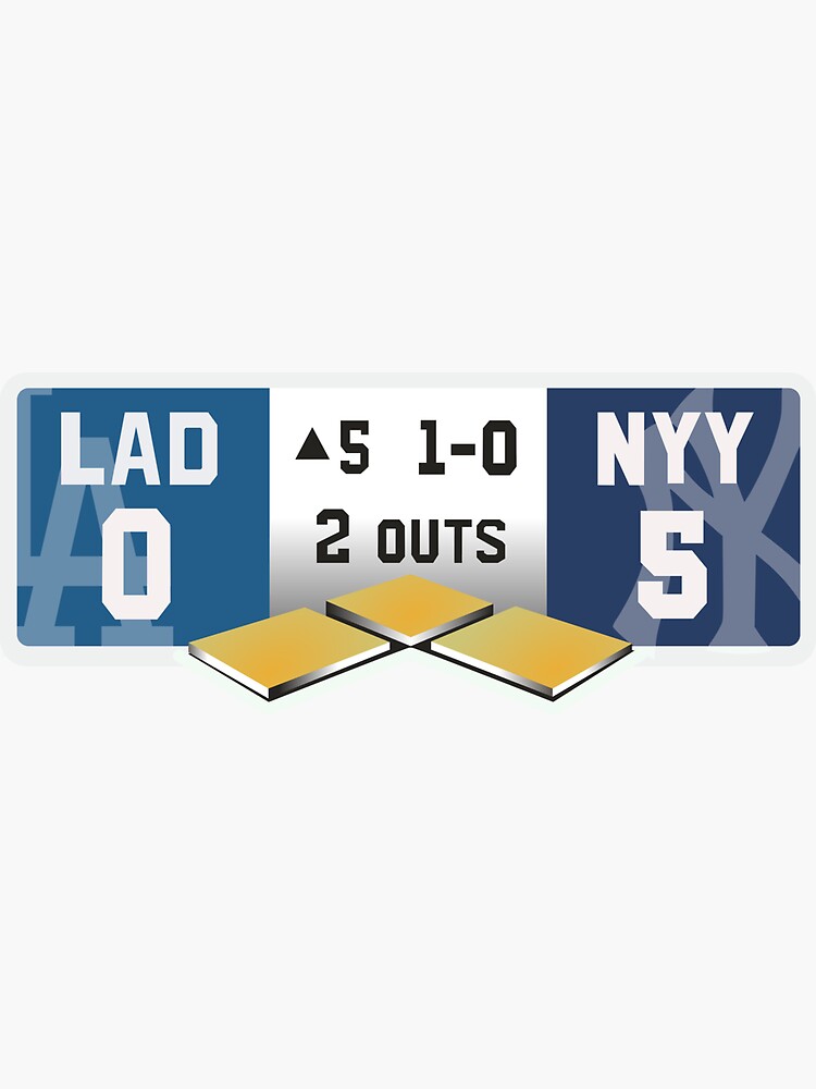 Thumbnail 3 of 3, Sticker, 2024 Top of the Fifth Scorebug designed and sold by raijuto.