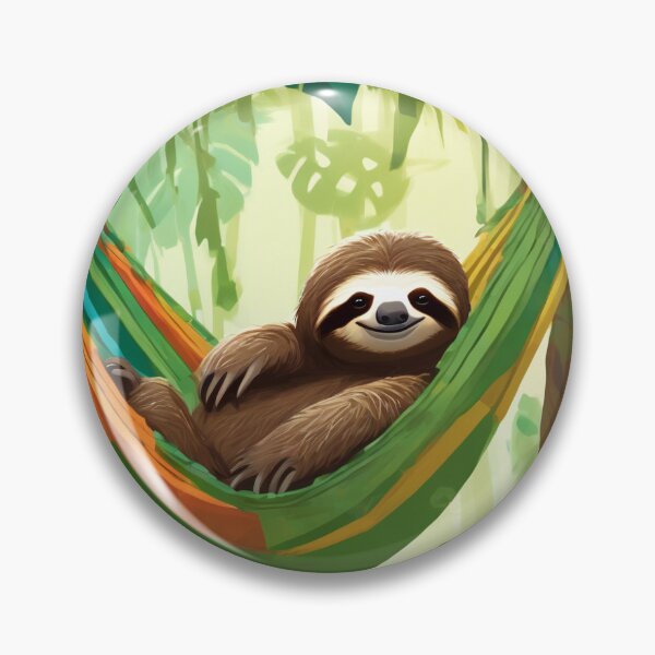 Item preview, Sloth Chilling In a Hammock  designed and sold by Pamoji3.