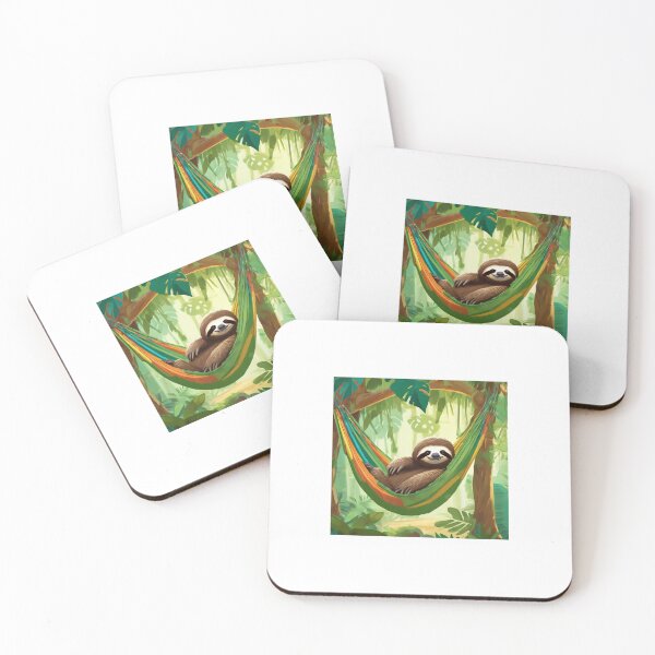 Item preview, Sloth Chilling In a Hammock  designed and sold by Pamoji3.