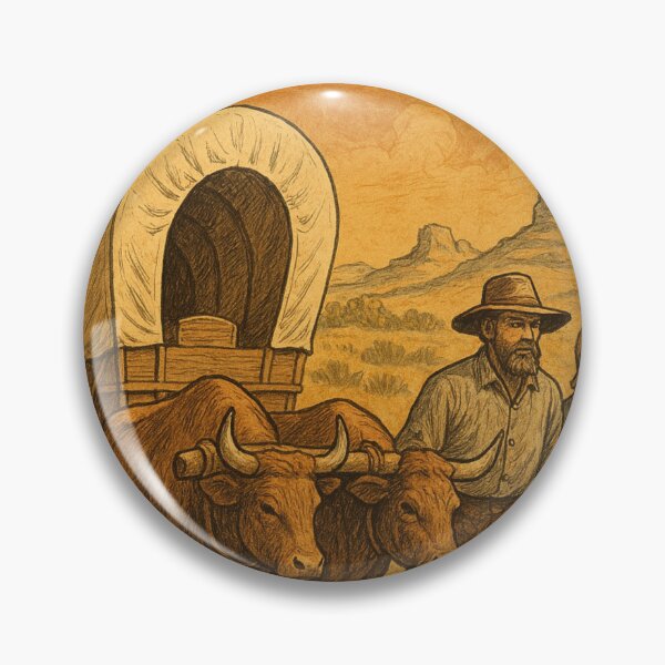 Item preview, Oxen-Pulled Wagon on the Western Mormon Trail designed and sold by Places On Earth.