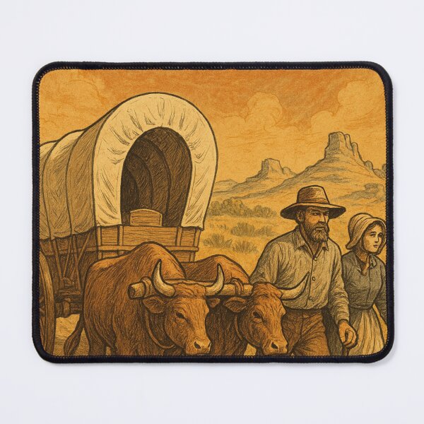 Item preview, Oxen-Pulled Wagon on the Western Mormon Trail designed and sold by Places On Earth.