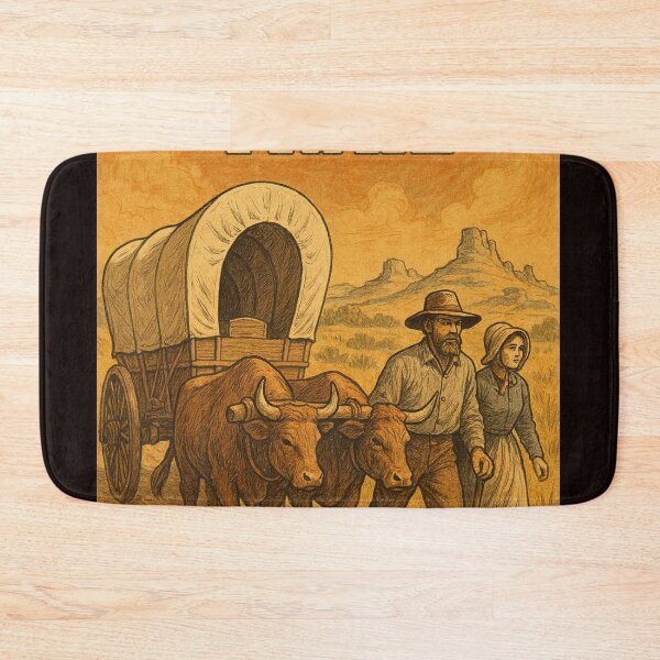Item preview, Oxen-Pulled Wagon on the Western Mormon Trail designed and sold by Places On Earth.