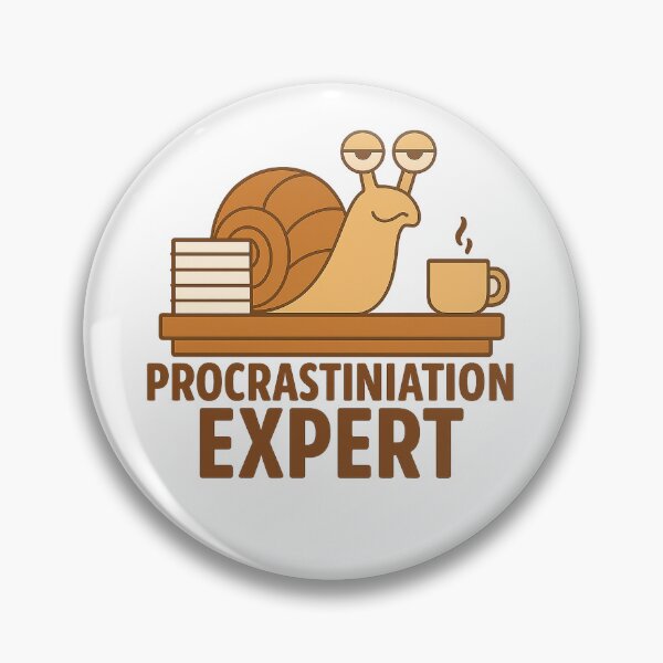Item preview, Procrastination Expert Snail designed and sold by Wesbro0.