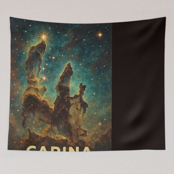 Item preview, Carina Nebula – Interstellar Light and Dust designed and sold by Places On Earth.