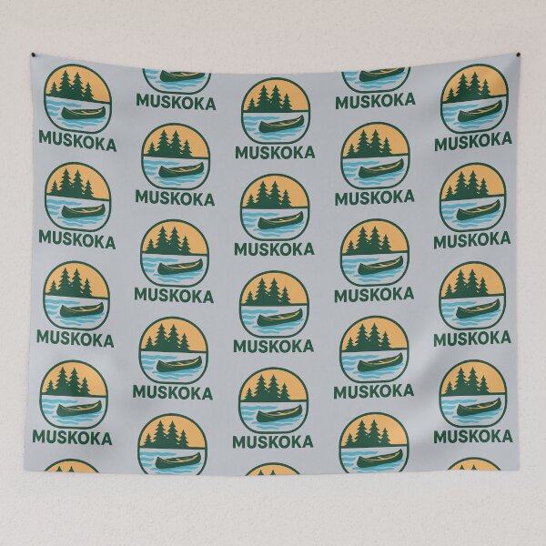 Item preview, Muskoka Lake Cottage North Scenery designed and sold by WatersideClothing.