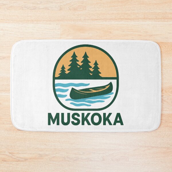Item preview, Cabaña del lago Muskoka, paisaje norte designed and sold by WatersideClothing.