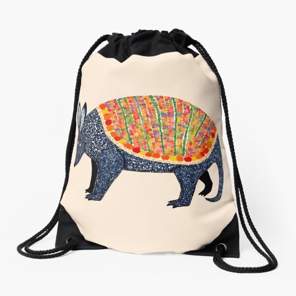 Item preview, Abstract Colorful Armadillo Painting designed and sold by Magnolia Valley Art.