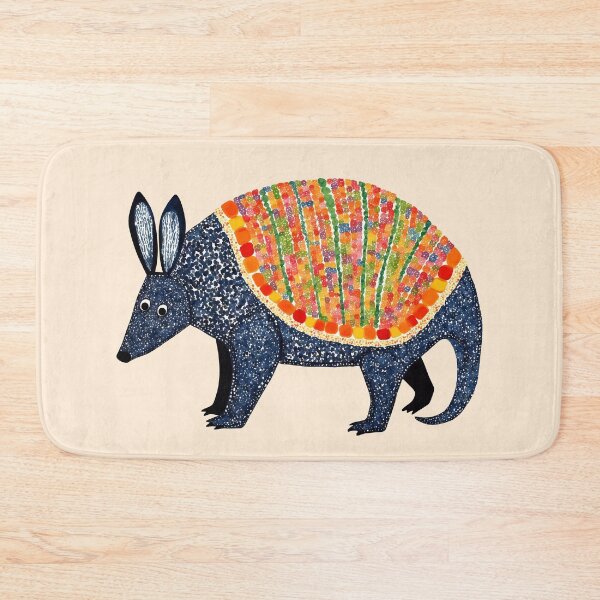 Item preview, Abstract Colorful Armadillo Painting designed and sold by Magnolia Valley Art.