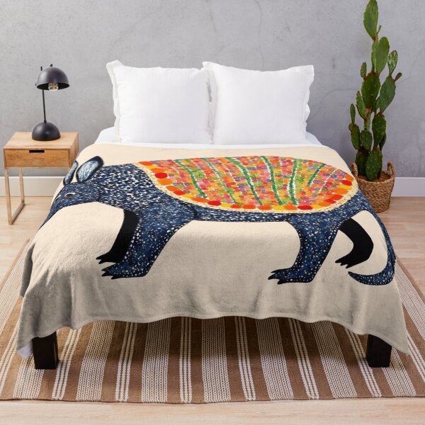Item preview, Abstract Colorful Armadillo Painting designed and sold by Magnolia Valley Art.